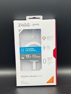 ZAGG Crystal Palace Snap Clear Case Compatible with MagSafe for iPhone